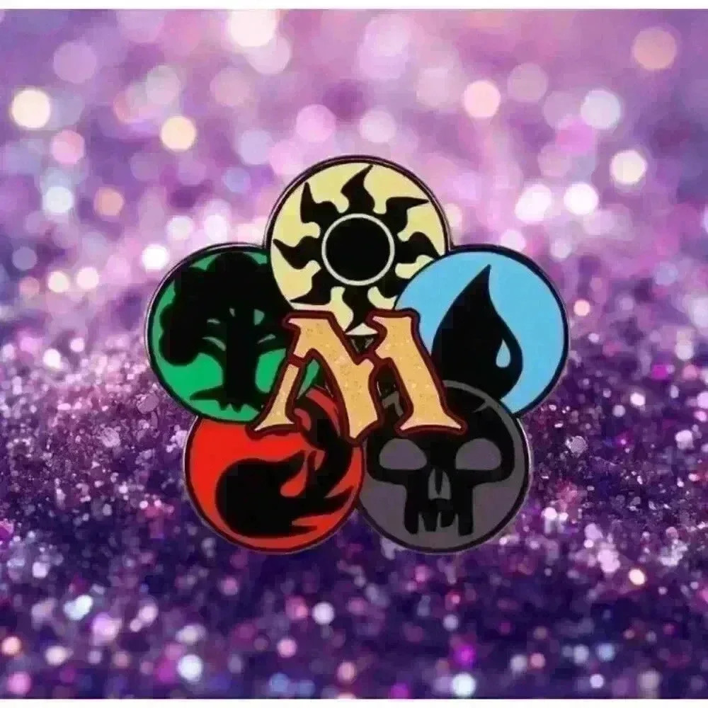 Mystical Emblems: Magic: The Gathering Mana Symbols Enamel Pin